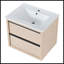 Meuble-lavabo 24 po avec 2 tiroirs à fermeture en douceur