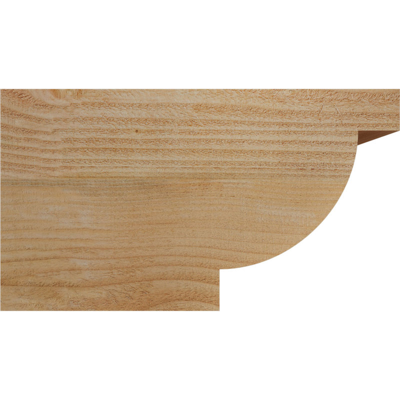Alpine Rough Sawn, Sapin de Douglas, H 10 po x l 18 po x P 6 po