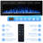 Cassella Black Electric Fireplace with 5120 BTU-1751611662