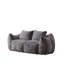 Fauteuil à billes 75,2 po pour adultes - Tissu lapin ultra doux avec coussins, aucun assemblage requis-669773293