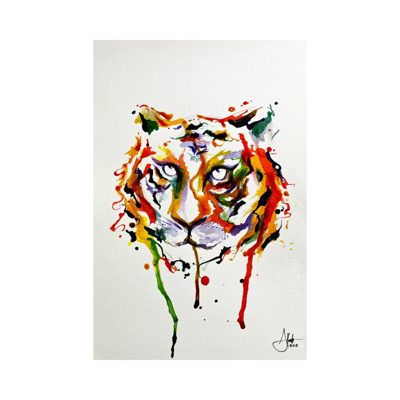 Demeter 1 Piece Wrapped Canvas Wall Art, 20.32 cm H x 30.48 cm W