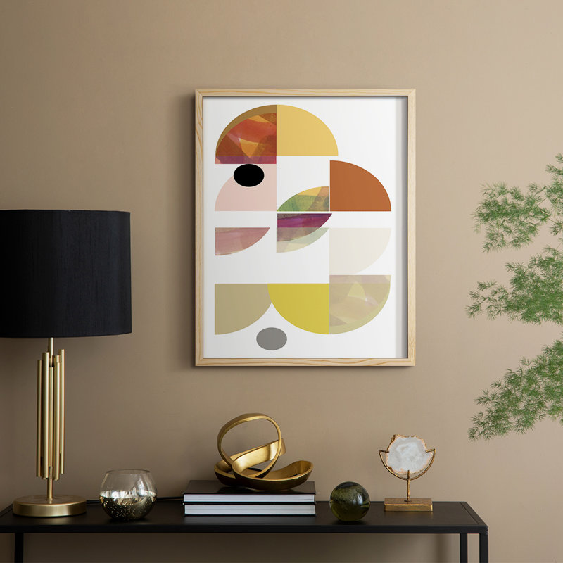 Dorset Shapes IV Framed Print - Solid Wood, 11" H x 9" W