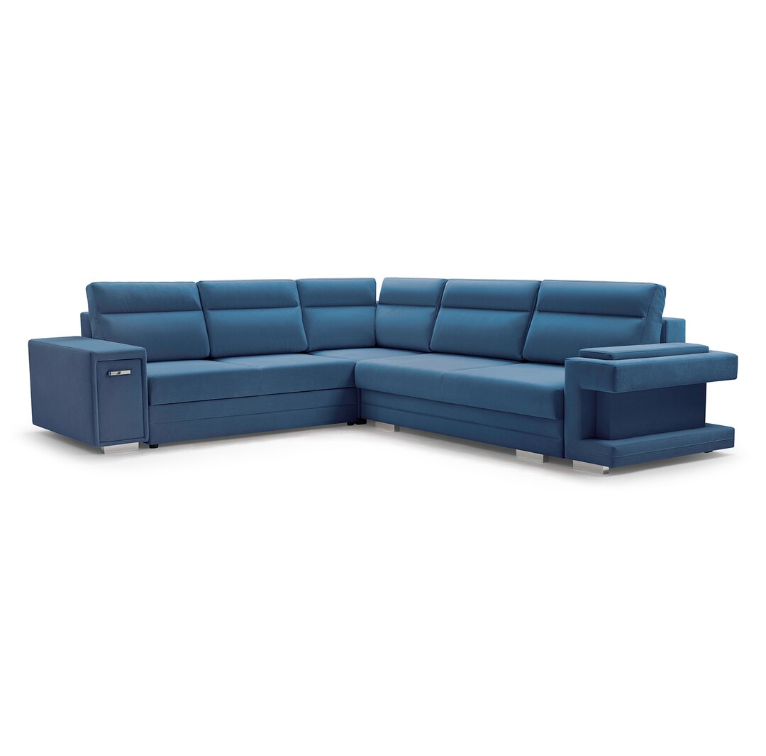 Ecksofa Alishia mit Bettfunktion