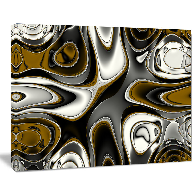 « fabuleuse fractal pattern abstract pattern », photographie sur toile tendue, H 12 po x l 20 po