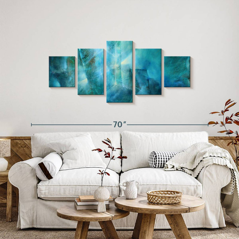 Emerald, 24" H x 55" W