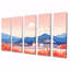 «Country House Blue Mountains Autumn», ensemble d'art mural 5 pièces-748787375