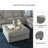 New Britain Slate Oversized Accent Ottoman-451854263