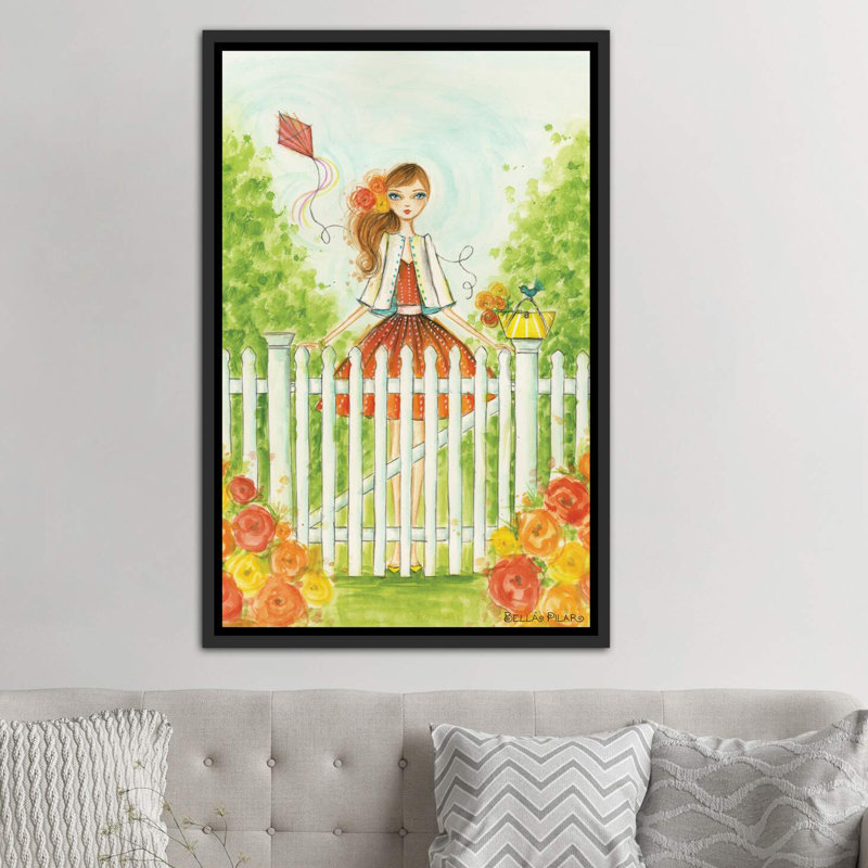Printemps à Summerside, art, H 40 po x l 26 po x P 1,5 po, Toile avec cadre noir