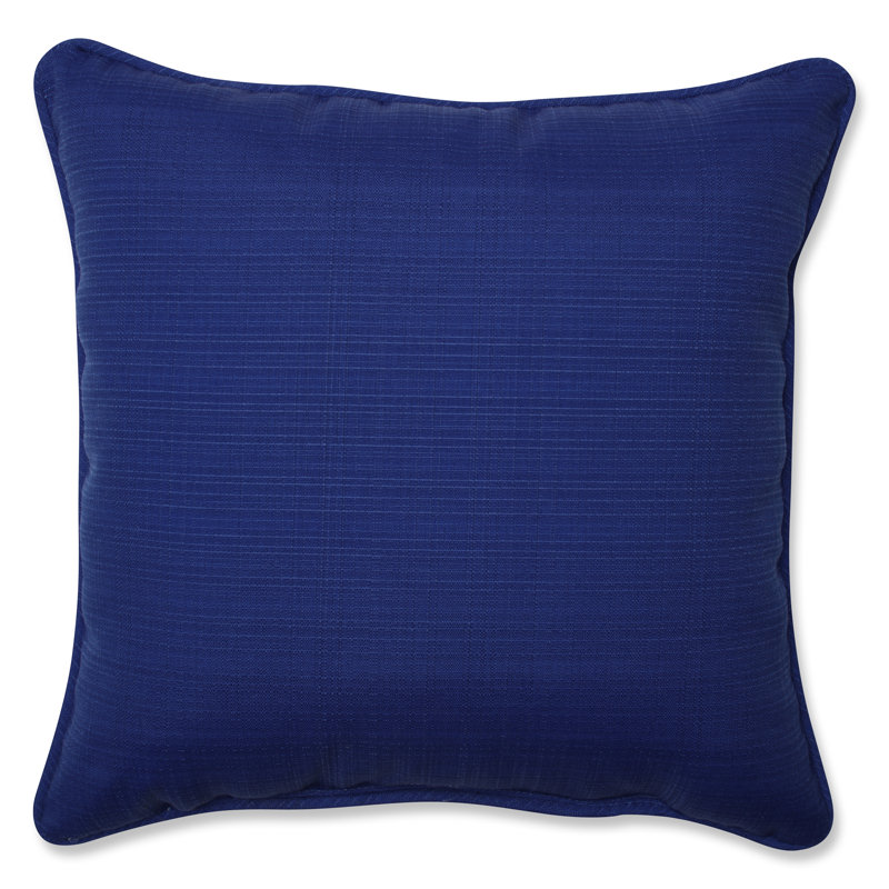 Allee Outdoor/Indoor Throw Pillow, Fresco Navy
