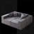 Sectional Sofas | 104-Inch 4-Piece Modern Modular L-Shaped | For Living Room Bedroom | Corduroy | Grey