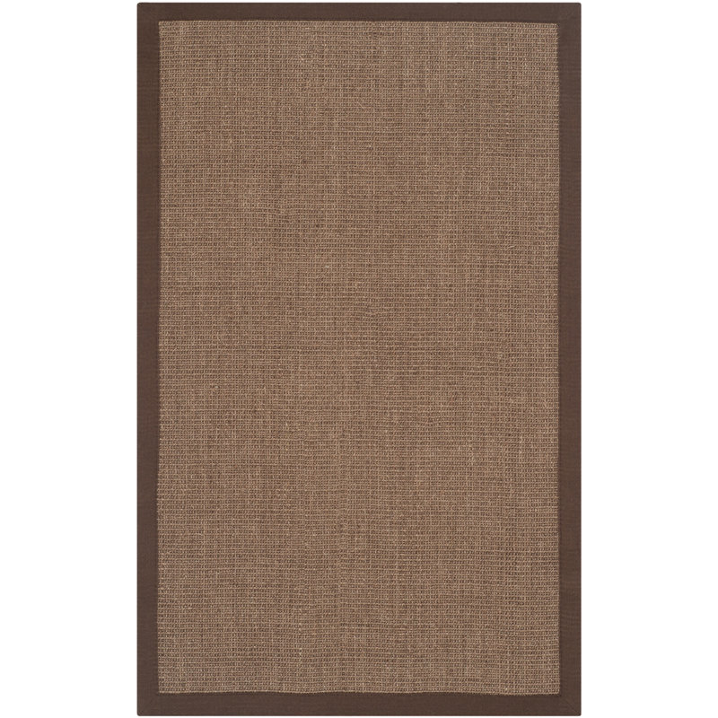 Tapis brun en jute