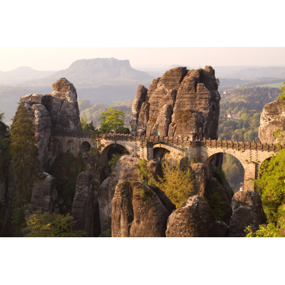Minco Bastire In Saxon Switzerland - Wrapped Canvas Print