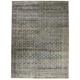 Gray Alchemy Traditional Wool Silk Blend Rug - 14'9" x 19'11"