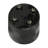 S/2 6/8" TEXTURED PLANTERS, SHINY BLACK-2054606801