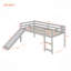 Lit mezzanine avec glissade, conception multifonctionnelle-7706554