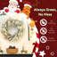 Faux Lighted Metal 60.00cm Wreath