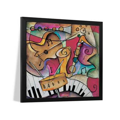 Jazz It Up II Premium Framed Poster by Eric Waugh