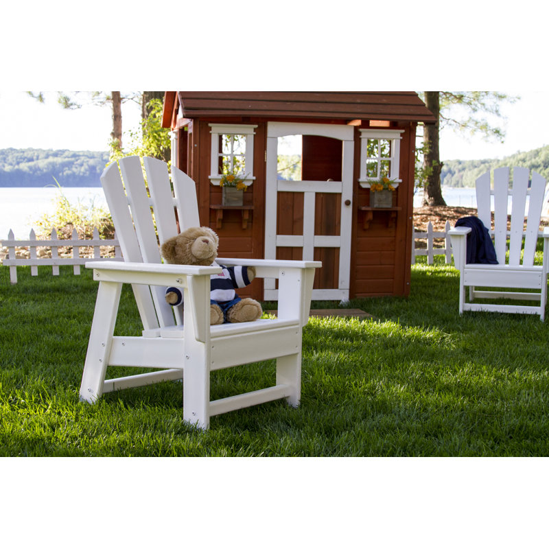 Chaise Adirondack POLYWOOD pour enfants South Beach, Blanc
