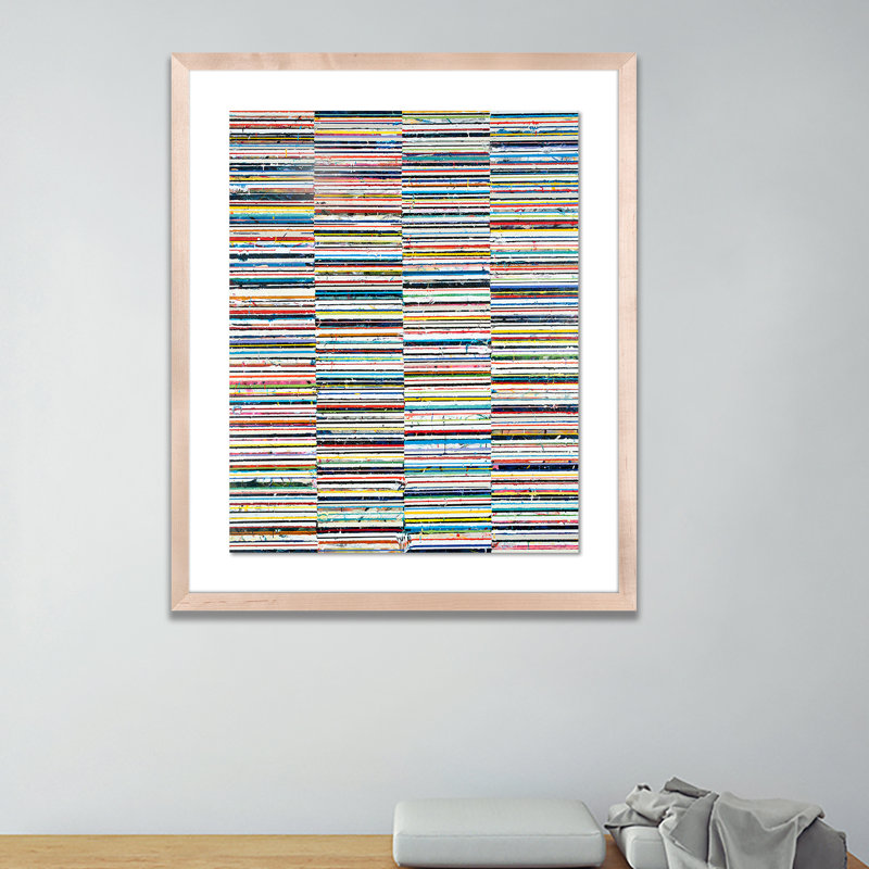 Dash #9 Painting by Brad Ellis, Natural, 24" H x 20" W x 1.5" D