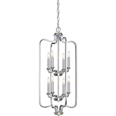 Niagara 8 - Light Geometric Chandelier