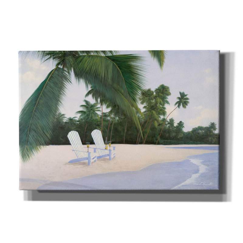 «Island Hideaway» par Diane Romanello, H 18 po x l 26 po x P 0,75 po