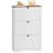 Shoe Storage Cabinet For Entryway With 2 Flip Drawers