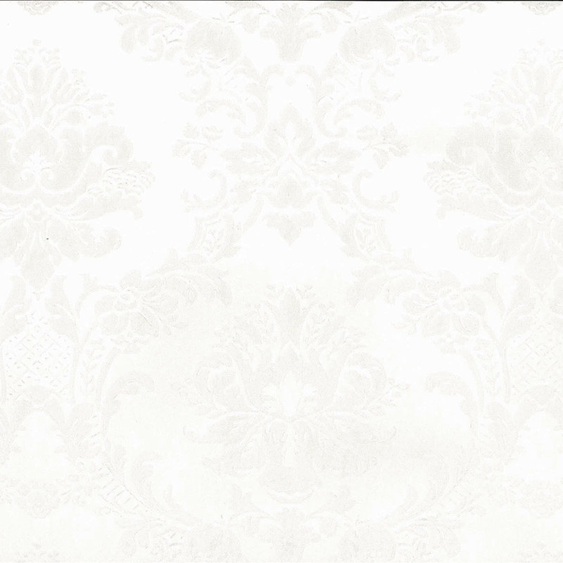 Rouleau de papier peint L 32,7 pi x l 20,5 po Edgewater, Blanc / Perle