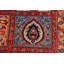 Tapis oriental rouge en laine 8 pi x 9 pi 4 po Silke