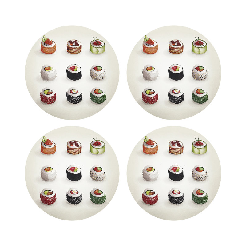 Sushi Go Pebble 16" Vinyl Placemat