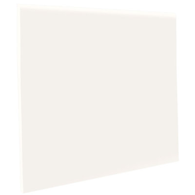 Pinnacle No Toe Rubber Wall Base 1440'' L x 4'' H x 0.125" Color Snow