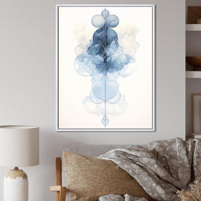 «Ethereal Blue Watercolor Bliss I», reproduction d'art abstrait