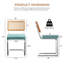Chaise d'appoint rembourrée en velours Amyris-599058958-587093979