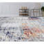 Abstract Area Rug in Blue/Brown/Gray-1445159671