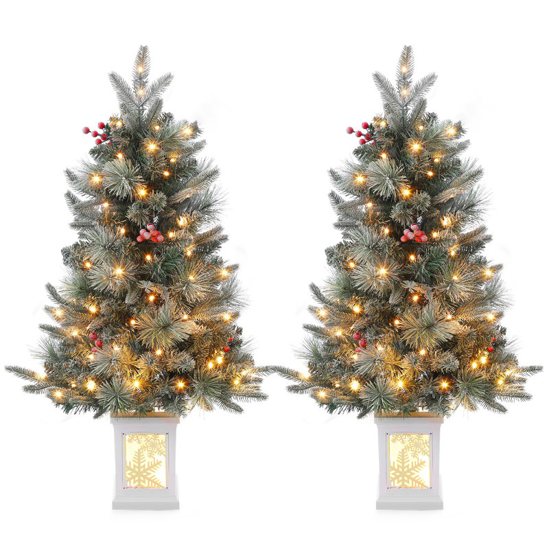 Lighted Artificial Christmas Tree