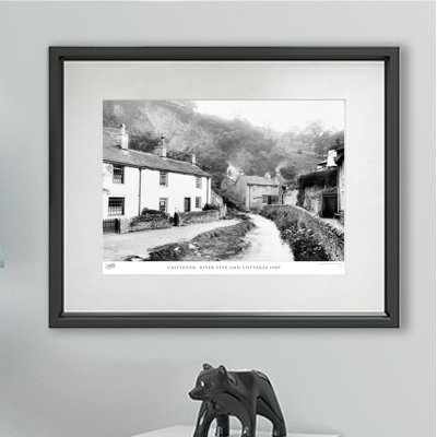 Castleton, River Styx And Cottages 1909 - Single Picture Frame Print