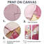 Art mural sur toile en or rose-250277883-250277884-250277858