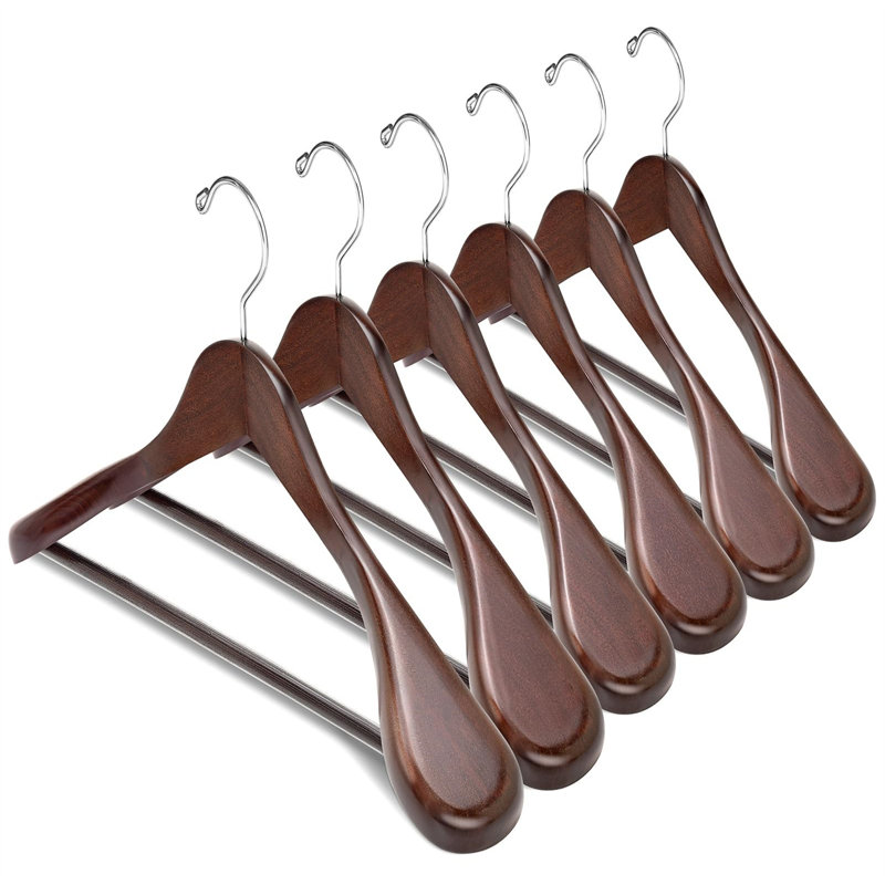 Oletha Wood Non-Slip Accessories Hanger