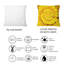 Coussin Sunflower Infinity Spiral I - Traditional-549305981