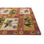 Tapis carré multicolore Johansson