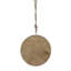 Ensemble de 12 cercles suspendus en bois 6 "x 6" avec coupe de flocon de neige, décorations d'arbre de Noël suspendues pour des décorations de fêtes