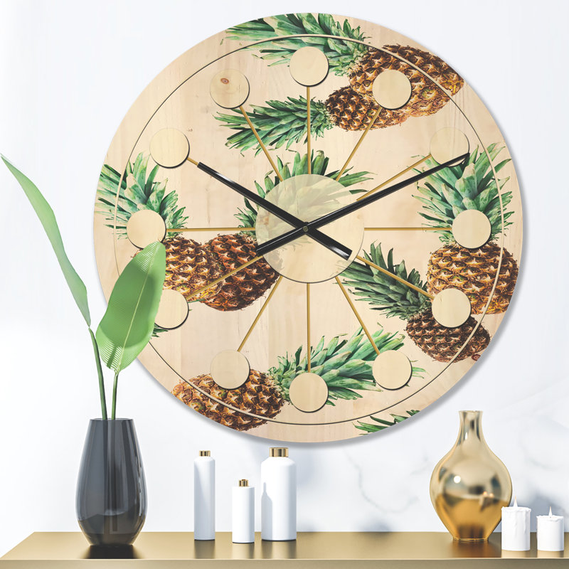 Horloge murale Pineapple, Moyen
