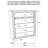 SantaAna 6-drawer Bedroom Chest White-1127783010