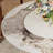 5PCS Round Dining Table Set For 4/6/8, Modern Kitchen Table With Lazy Susan And Solid Wood Base-293509385-292820002