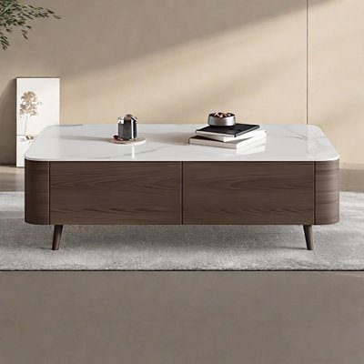 Table basse en noyer
