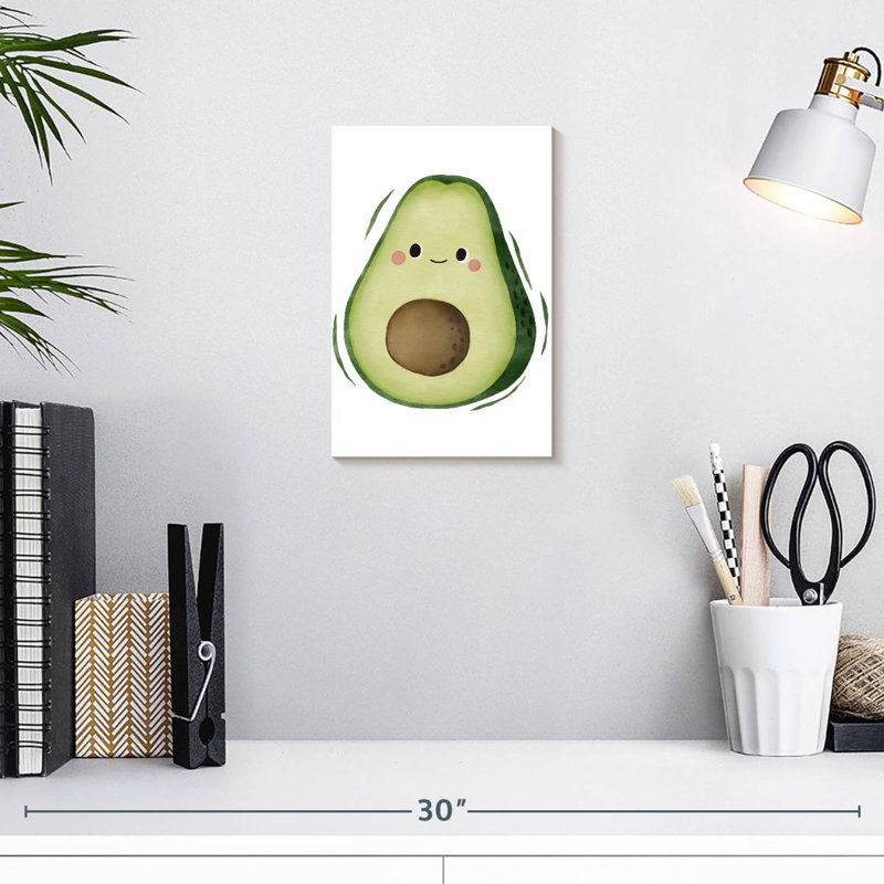 Yarlin Cute Avocado, 12" H x 8" W