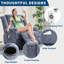 Fauteuil inclinable électrique large avec massage et chaleur, canapé électrique surdimensionné avec porte-gobelets-143557639