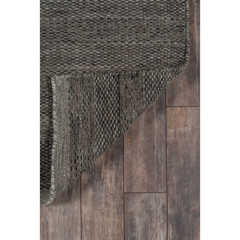 Mesa Hand Woven Wool Striped Area Rug, Rectangle 5' x 8'