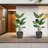 Kozyard 4Packs Taper Planter Indoor Outdoor Plant Pots with Tray Collecting Water for Porch, Patio, Backyard-61706123-61706122