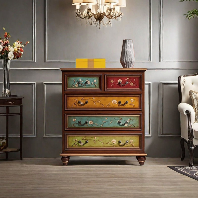 Armoire de rangement moderne de style rétro