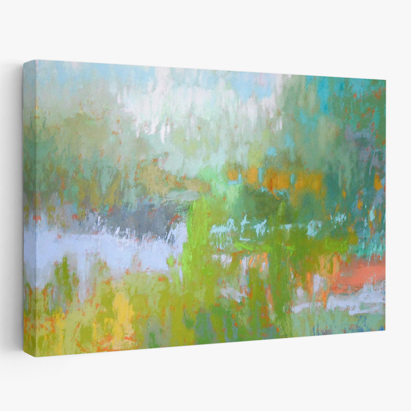 Southern Charm - Art contemporain de paysages, H 40 po x l 60 po